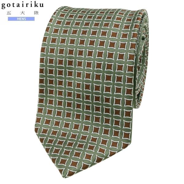 五大陸 ネクタイ gotairiku 50%OFF メンズ ブランド 日本製 FermoFossat...