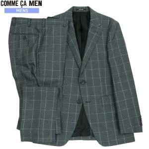 SALE65%OFF COMME CA MEN コムサメン ウィンドウペーン セットアップスーツ グレー 22/10/3 131022 送料無料｜fflower11