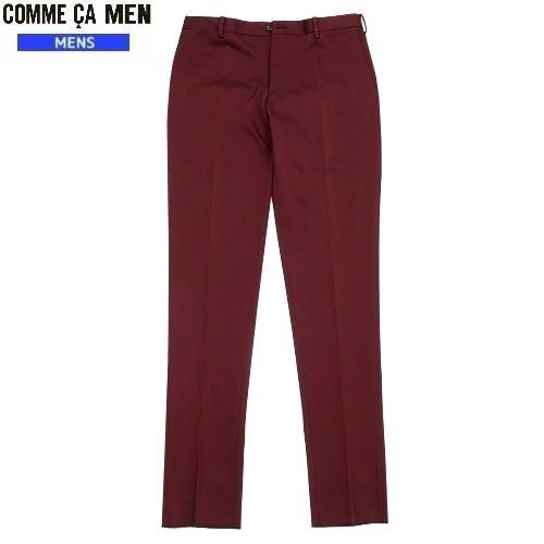 SALE71%OFF COMME CA MEN コムサメン カラーポリエステル スラックスパンツ ワ...
