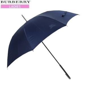 訳あり商品 25%OFF BURBERRY バーバリー 日本製 ホースマーク 婦人 長傘 雨傘  紺 22/7/2 080722 送料無料｜fflower11