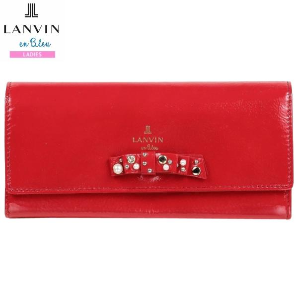 訳あり特価 ランバンオンブルー 長財布 LANVIN en Bleu レディース ブランド 本革 ク...