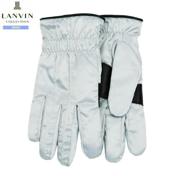 ランバン 手袋 LANVIN COLLECTION メンズ ブランド タッチパネル対応 撥水 裏地ボ...