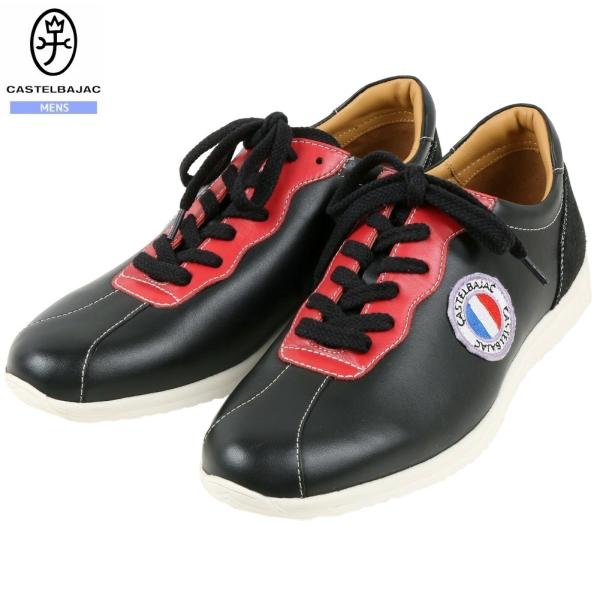 展示品 カステルバジャック シューズ CASTELBAJAC メンズ ブランド レザーレトロスタイル...