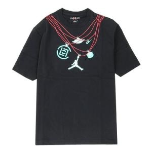 新古品 NIKE ナイキ ジョーダン x CLOT クルーネック Tシャツ 半袖  黒 22/6/5 300622 送料無料｜fflower11