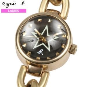 未使用品 アニエスベー 腕時計 agnes b. レディース ブランド チェーンブレスレット ウォッチ 金 250124 送料無料｜fflower11