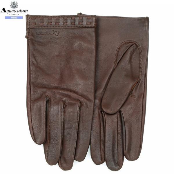 アクアスキュータム 手袋 Aquascutum メンズ ブランド ギフト プレゼント 本革 ブランド...