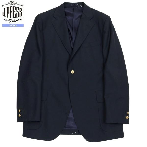J.PRESS 金釦 紺ブレザー ジェイプレス 10%OFF メンズ ブランド 定番 ペピンメリノト...