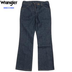 サンプル品 ラングラー デニムパンツ Wrangler 48%OFF メンズ ブランド フレア ジーンズ 暗青 100524 送料無料｜fflower11