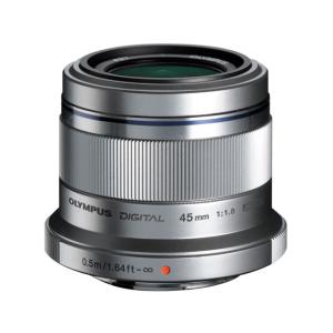 新品 オリンパス M.ZUIKO DIGITAL 45mm F1.8(シルバー) ※マイクロフォーサ...