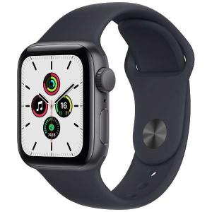 Apple Watch SE（GPSモデル）40mmスペースグレイアルミニウムケースとミッドナイトスポーツバンド MKQ13J/A