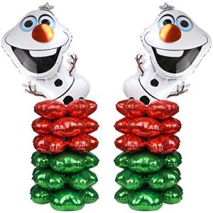 LOKIPA クリスマス 飾り アルミバルーン 豪華セット 高さ100cm 巨大 クリスマスグッズ 飾り付け デコレーション 雰囲気満点 専用繋