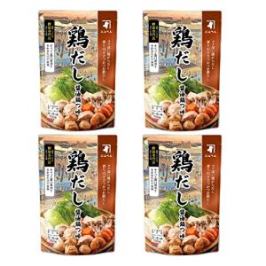 にんべん 鶏だし醤油鍋つゆ 750g×4袋  1699年創業 鰹節 だし専門店のにんべん