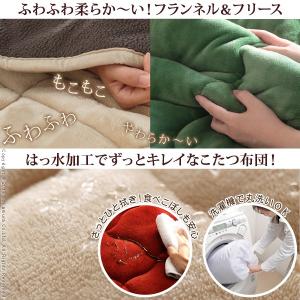 こたつ布団 省スペース 正方形 はっ水リバーシ...の詳細画像1