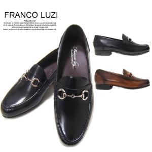 紳士靴 ビジネスシューズ フランコ ルッチ トラディショナル FRANCO LUZI 268 日本製 ローファー スリップオン ビット ビジネス 靴 FL-268 父の日 就職祝