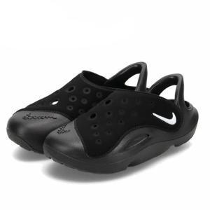 ナイキ キッズ ベビー マタニティー サンダル シューズ アクア スウッシュ TD ブラック NIKE AQUQ SWOOSH TD FN0875-002 靴  ギフト プレゼント ベビー 子供