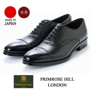 ビジネスシューズ ストレートチップ プリムローズヒル ロンドン PRIMROSE HILL LONDON 1511 ブラック  日本製 本革 紳士靴 父の日 就職祝