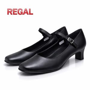 REGAL（リーガル） ストラップ パンプス 黒 痛くない 歩きやすい 本革