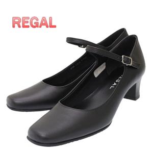 リーガル レディース パンプス 靴 REGAL F76LAC ブラック プレーンパンプス ストラップ 日本製 婦人靴 牛革 ブランド 母の日 プレゼント ギフト 就職｜fg-store