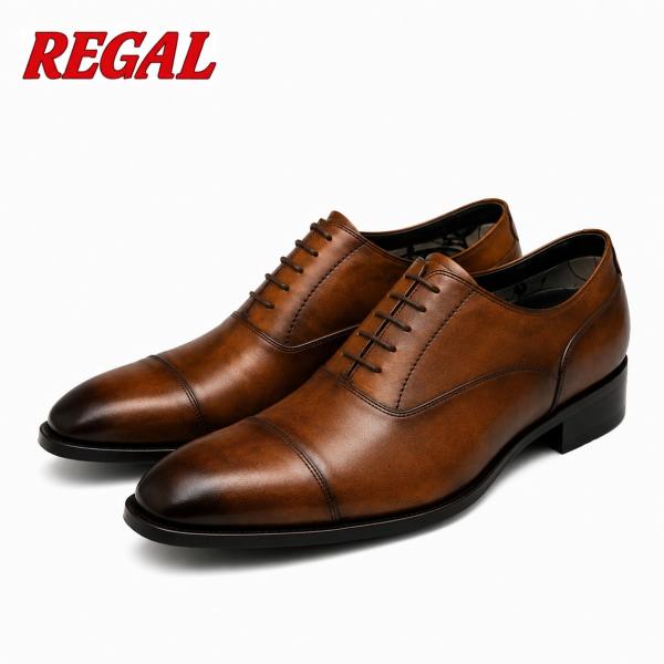 リーガル メンズ ビジネスシューズ REGAL 35HRBB ゴアテックス ストレートチップ  革靴...