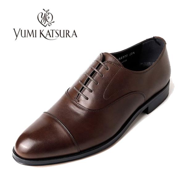 紳士靴 ビジネスシューズ ユミカツラ YUMI KATSURA 6000 ストレートチップ 3E 内...