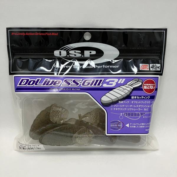 O.S.P ドライブ スパイラル＆スライド ギル 3インチ ネオンギル #TW160 SSギル オー...