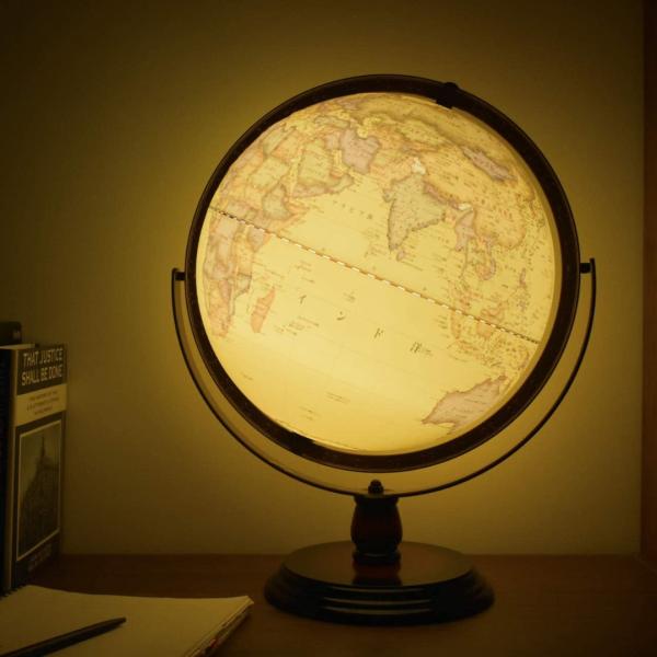 【母の日クーポンあり】Fun Globe ダブルフレーム アンティーク 地球儀 30cm (250黄...