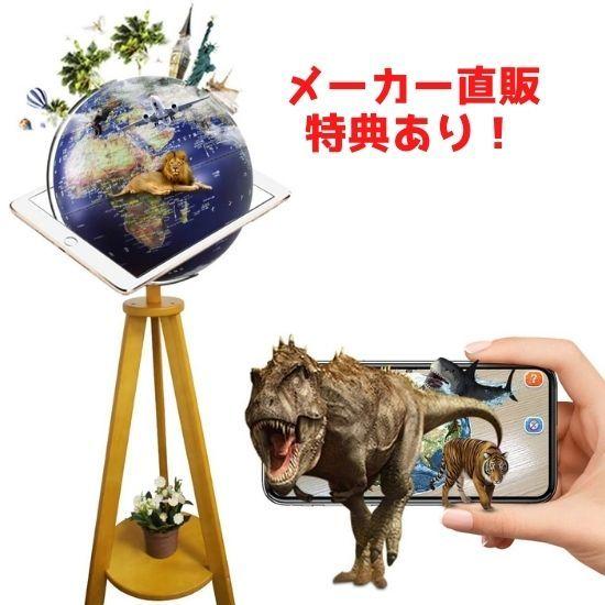 【限定クーポンあり】Fun Globe 最大サイズ！ 43cm 大型地球儀 (9527青/黄) AR...