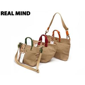 REAL MINDリアルマインド 日本製帆布×イタリア牛革バッグ パルケ A4 トートバッグ 120...