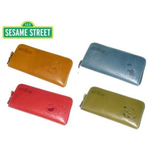 SESAME STREET セサミストリート 日本製 栃木レザー ラウンドファスナー 長財布 SEW-1 snma05｜fgkawamura2006