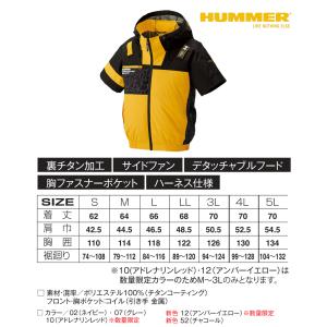 空調風神服 サイドファン フルハーネス 半袖 ...の詳細画像2