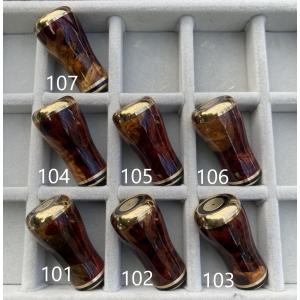 FHF ハンドルノブ 花梨 丸型 A〜Sランク 上杢花梨紅白瘤使用 釣り