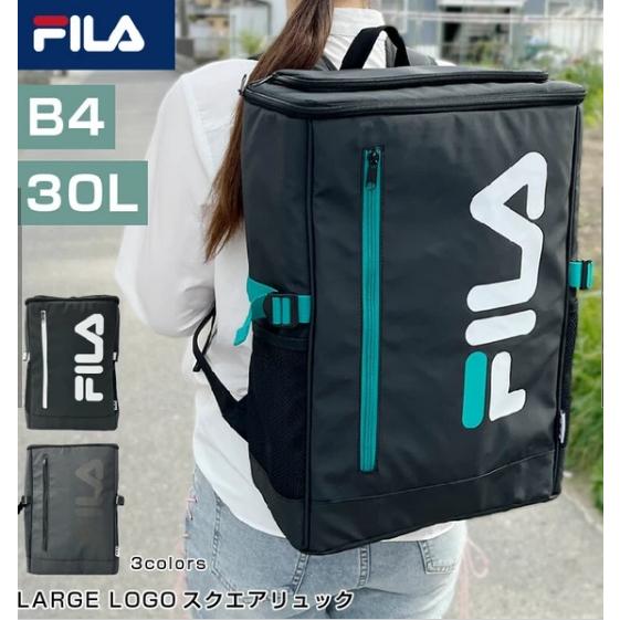 FILA ラージロゴ スクエアリュック 通学リュック 大容量 軽量 新作 30L スクール 部活 P...