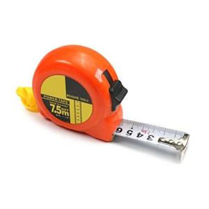 Utoolmart コンベックス メジャー 巻尺 テープ長さ7.5m ステンレステープ ロックタイプ ロック機能付き メートル 距離測定器 測定器 目
