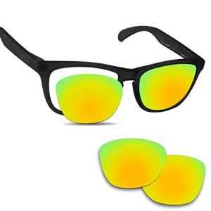 Fiskr 剥がれ防止 Oakley Frogskins交換用レンズ フロッグスキン 偏光レンズ