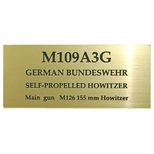 コバアニ模型工房 フロントラインシリーズ パンツァータイトル 2 ドイツ連合軍 M109A3G 自走砲 AFV用ネームプレート FS-077