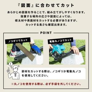 根太材 フロアデッキ用 15本 200cm 人...の詳細画像3