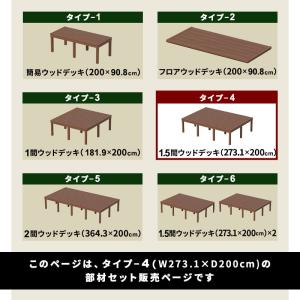 デッキ 人工木 273.1×200cm 1.5...の詳細画像3