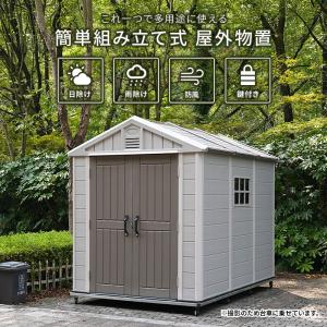 大型物置 屋外物置 樹脂製 軽量 組立て式 ト...の詳細画像2