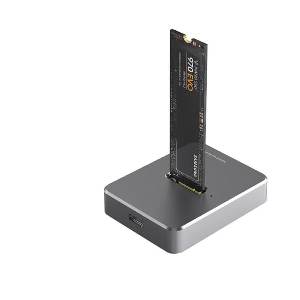 USB Type-C NVMEとSATA対応 M.2 SSDケース USB 3.1 Gen2 10G...