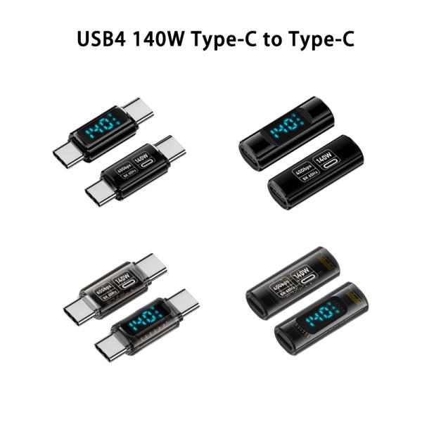 LED 出力 スクリーン表示 PD3.1 140W USB4 コネクター Type-C to Typ...