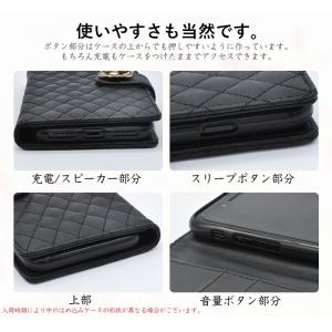 【ふっくらキルトのカメリア手帳ケース】iPho...の詳細画像4