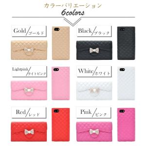 【キラキラリボンの3WAYケース】iPhone...の詳細画像4