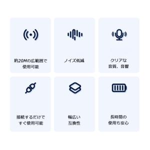 スマホ マイク ピンマイク ワイヤレス iPh...の詳細画像1