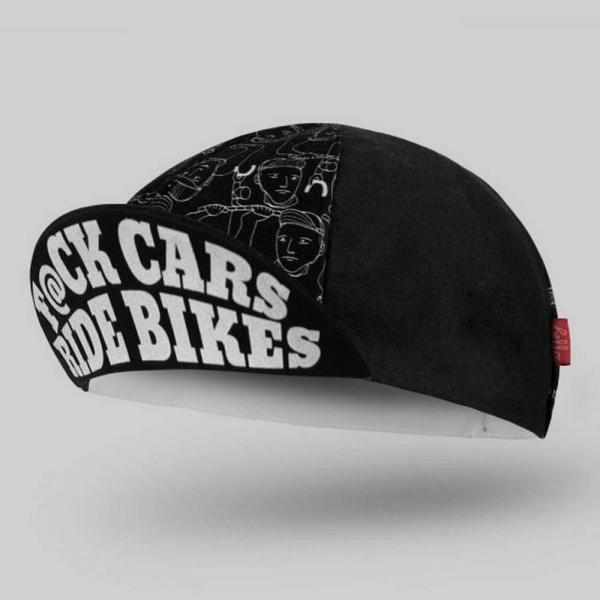 サイクルキャップ ベロ―サイクリスト キャップ F＠CK CARS RIDE BIKES