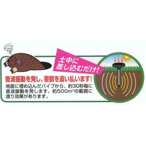 SAVE ソーラー式アルミモグラ防除器 ＼LI...の詳細画像3