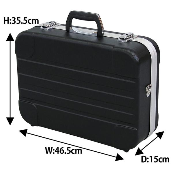 アステージ 工具箱 ABSストロングケース GT-R ブラック W46.5×D15×H35.5cm ...