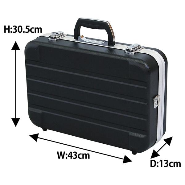 アステージ 工具箱 ABSストロングケース GT-C ブラック W43×D13×H30.5cm ＼L...