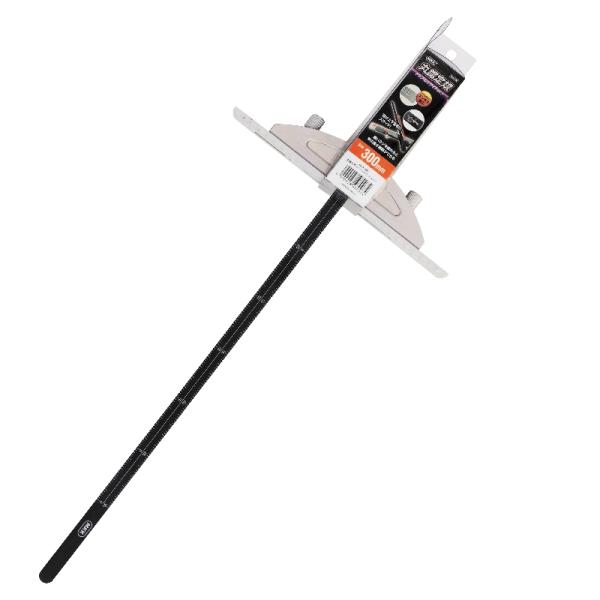 モトコマ（MKK） 丸鋸定規トリプルスライド アルミ羽タイプ 300mm MJA-300 [建築作業...