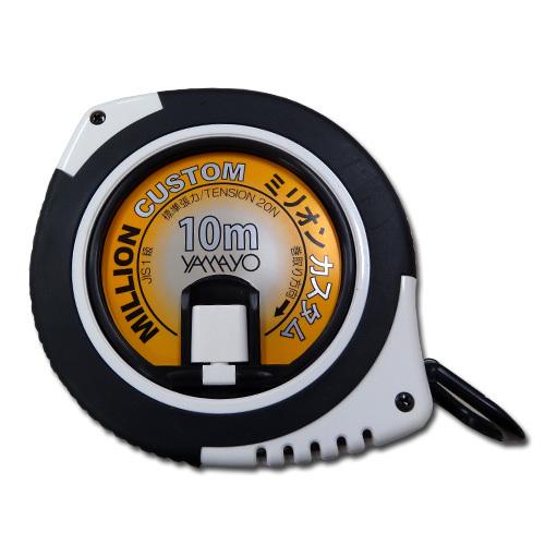 ヤマヨ（YAMAYO）  ミリオンカスタム 両面目盛 10m MCT10 [巻尺 メジャー 測定 測...
