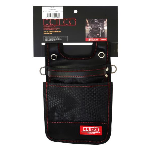 KNICKS（ニックス） D1680建築用2段腰袋 KC-201D [腰袋 作業袋 作業用品 大工道...